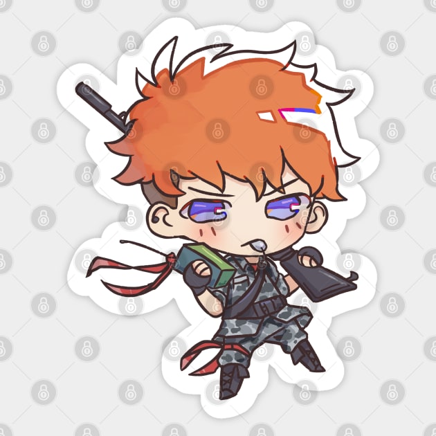 Riou Chibi sticker- HypMic Sticker by Meilima